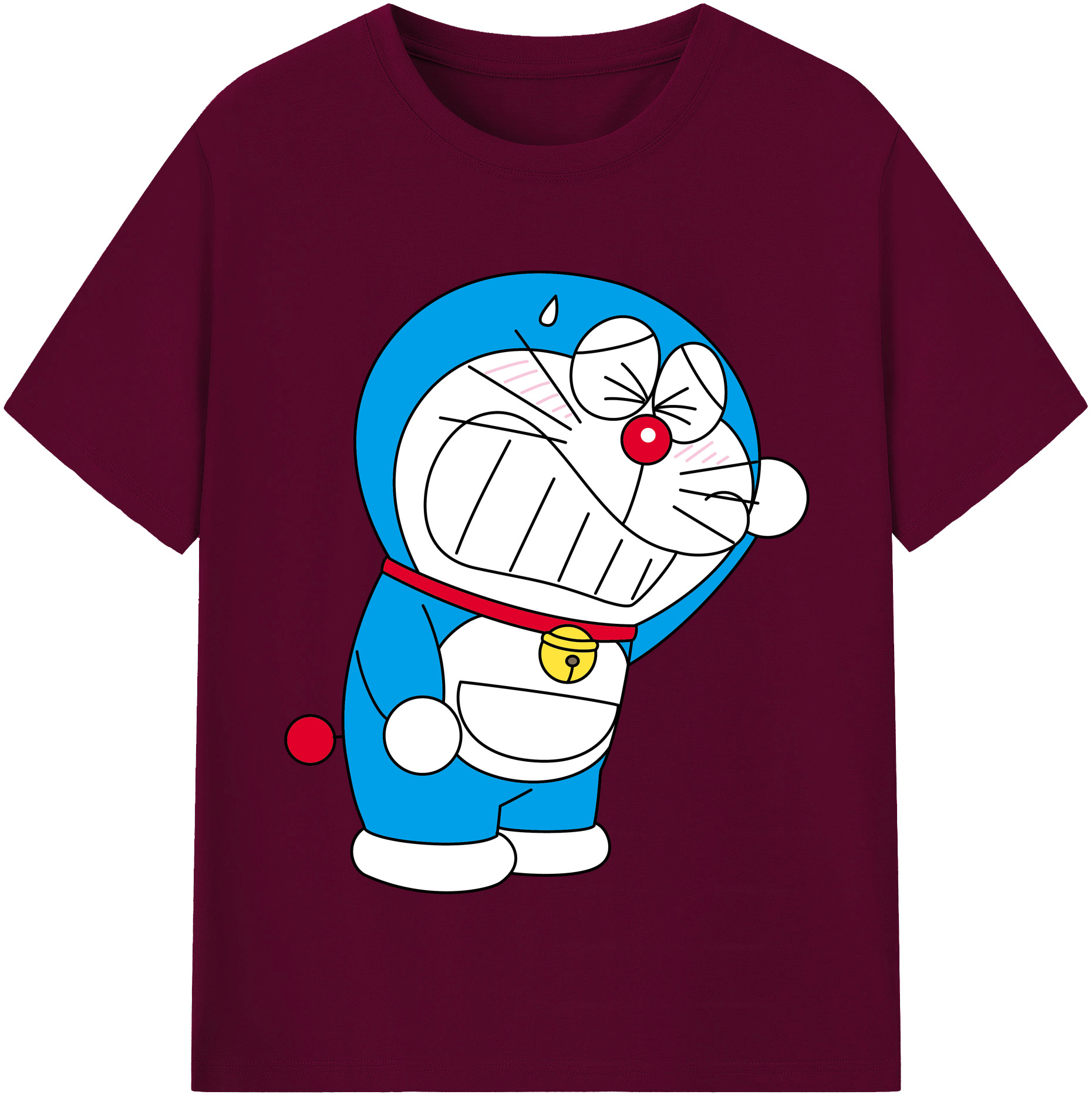 （画像用） ドラえもん Doraemon レディースカジュアルプリントTシャツ（綿100％）
